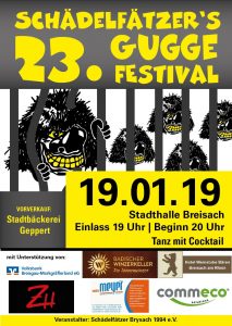 Guggemusik Schädelfätzer Breisach Guggenmusikfestival 19.01.2019